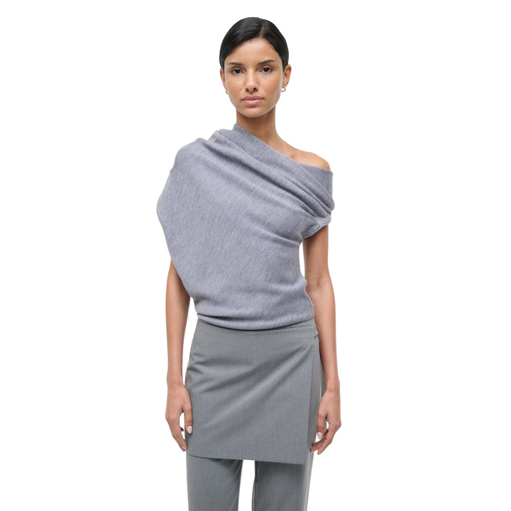 Mabel Sweater in Heather Grey