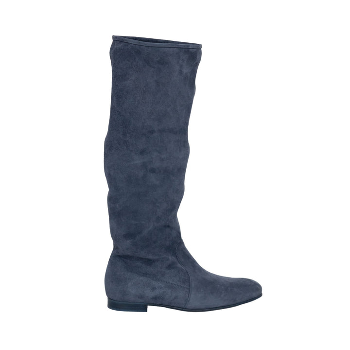 Gintare Boot in Denim Bessie Suede