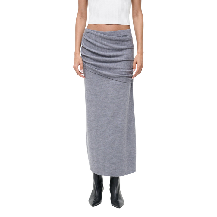 Wilma Skirt in Heather Grey