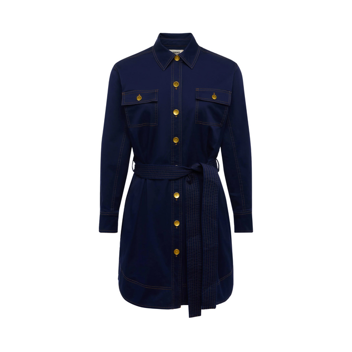 Velma Belted Shirt Dress