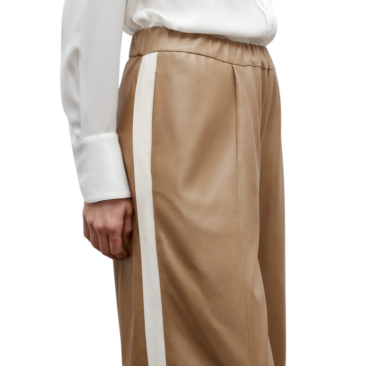 Eva Pant with Tux In Paper Leather
