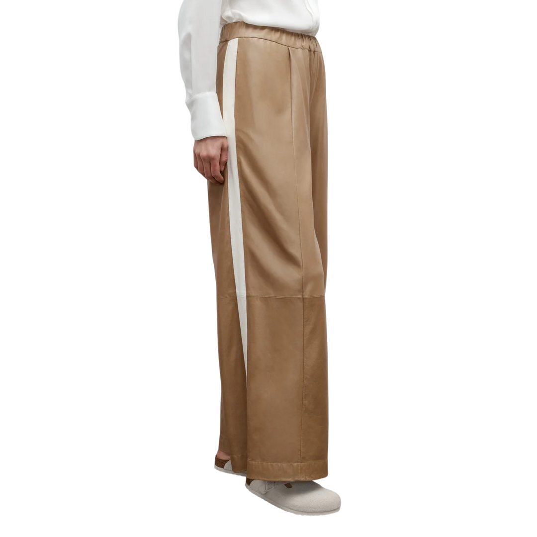 Eva Pant with Tux In Paper Leather