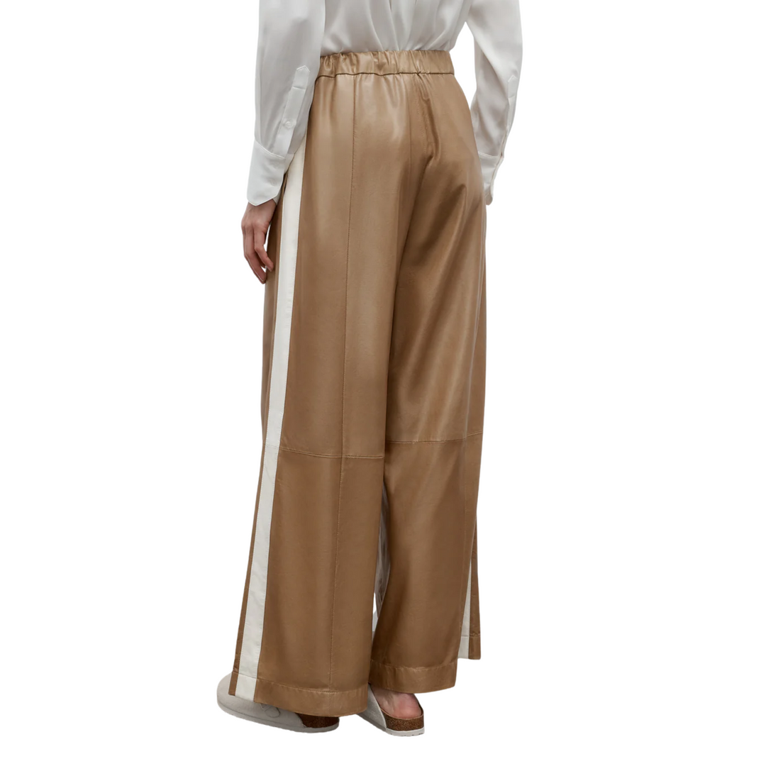 Eva Pant with Tux In Paper Leather