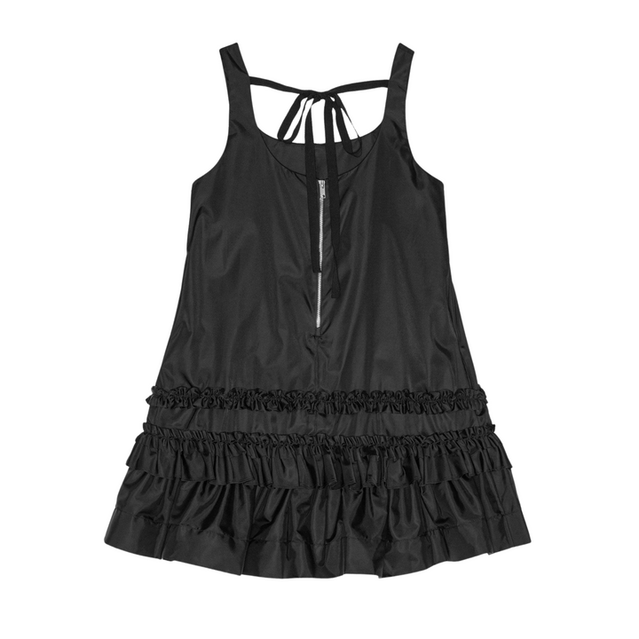 Duchesse Nylon U-neck Mini Dress