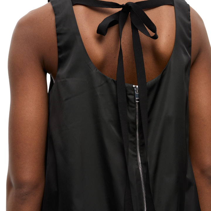 Duchesse Nylon U-neck Mini Dress