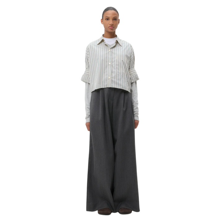 Next Ex In Dancing Striped Cotton Shirting