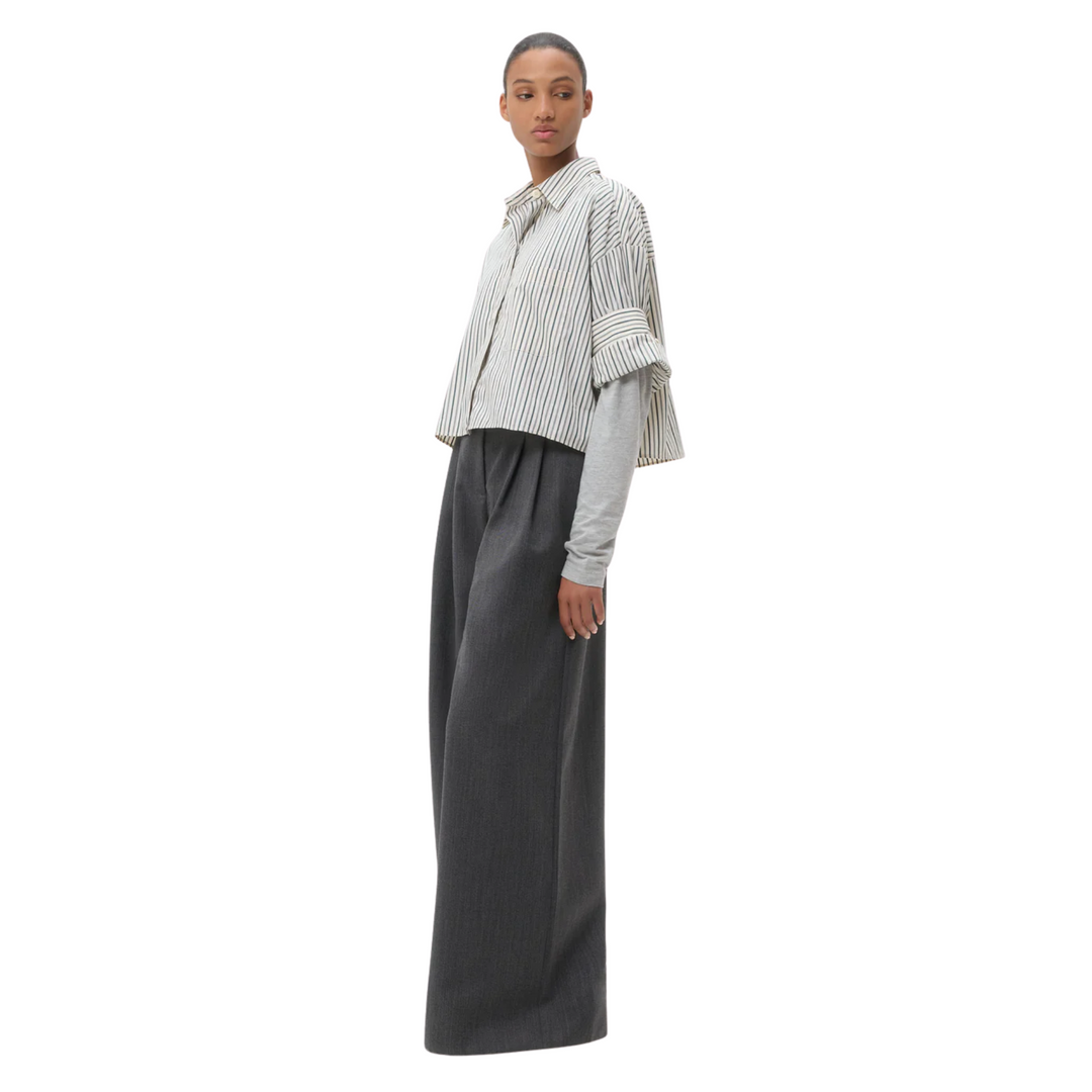 Next Ex In Dancing Striped Cotton Shirting