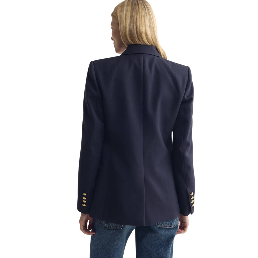 Bruni Double Breasted Jacket in Midnight