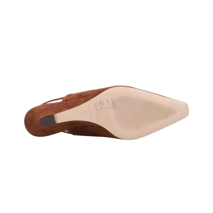 Bryne Wedged Sling Back in Saddle