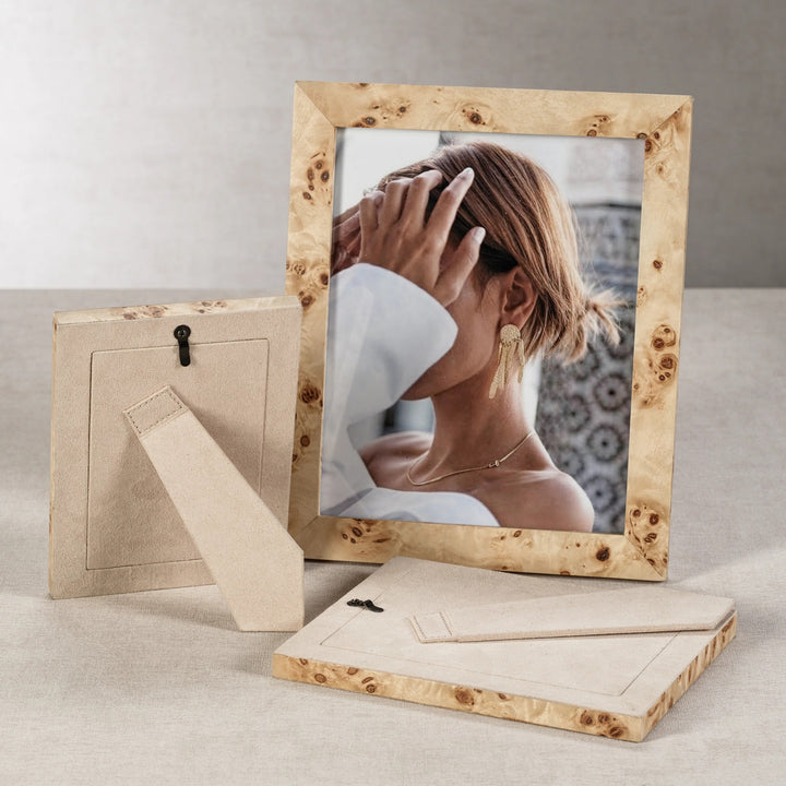 Burlwood Veneer Photo Frame 4x6