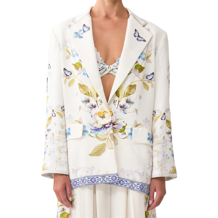 Boyfriend Jacket in Botanical Ballads