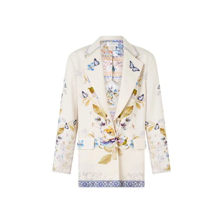 Boyfriend Jacket in Botanical Ballads