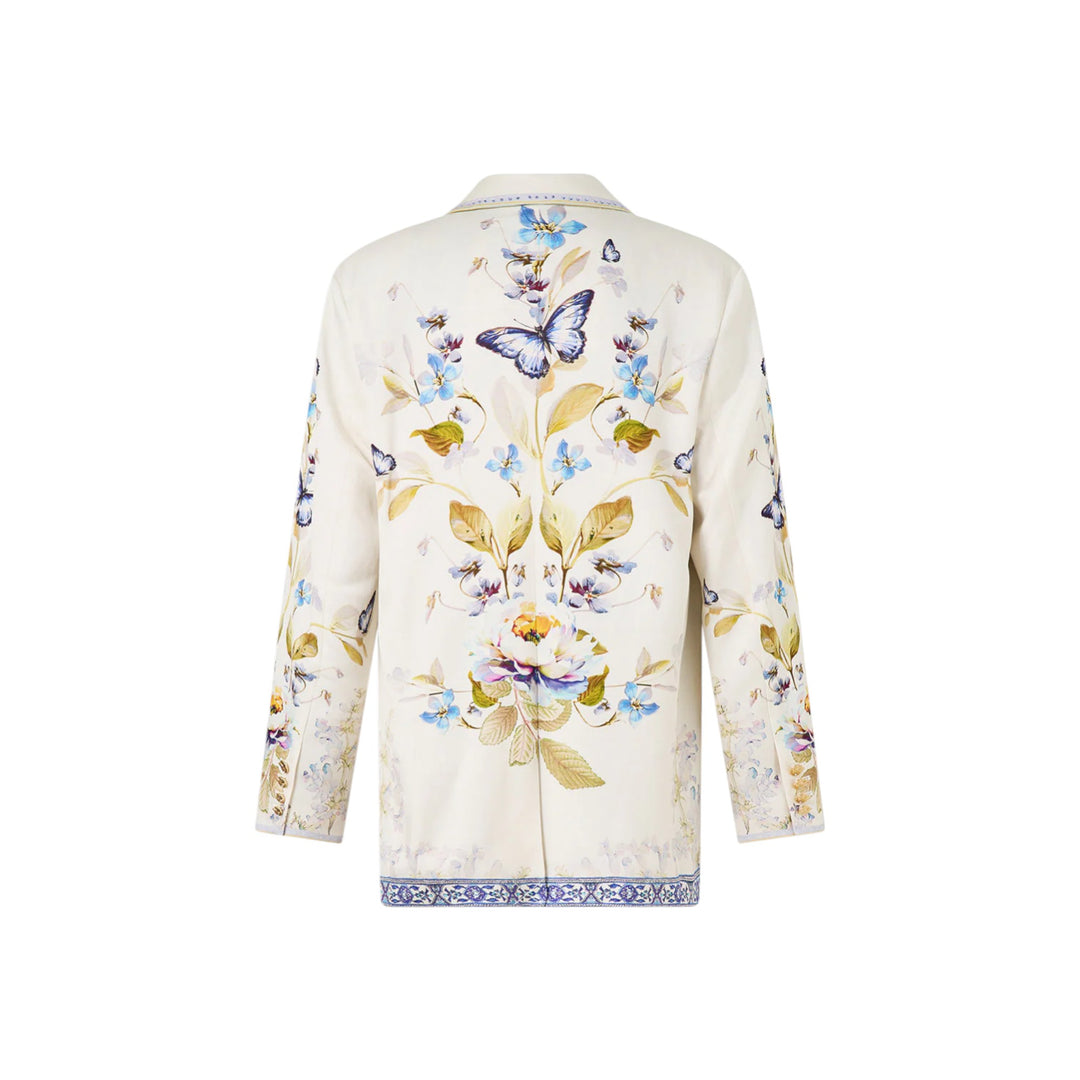 Boyfriend Jacket in Botanical Ballads