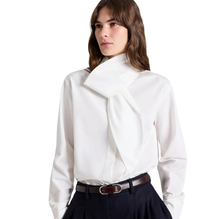 CB With Tie in White