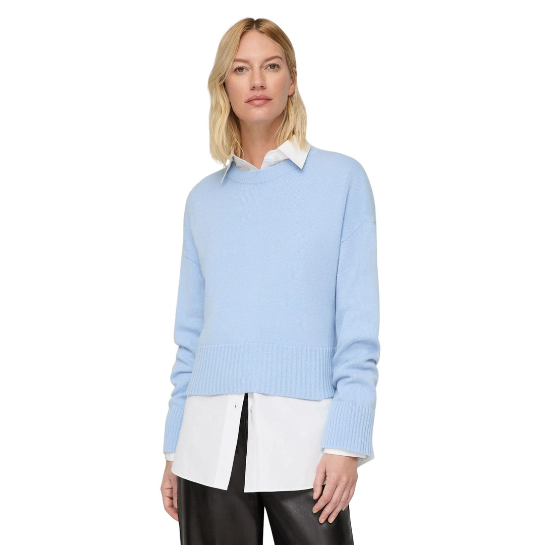 CREWNECK CROPPED SWEATER