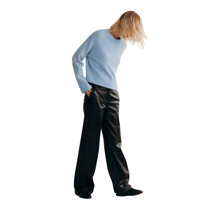 CREWNECK CROPPED SWEATER