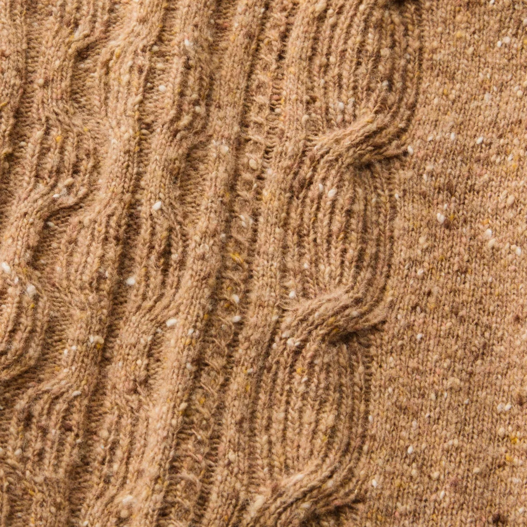 Cable Donegal Crewneck Sweater