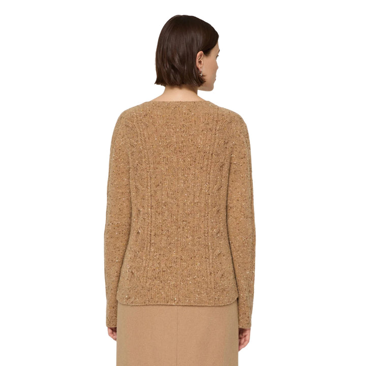 Cable Donegal Crewneck Sweater