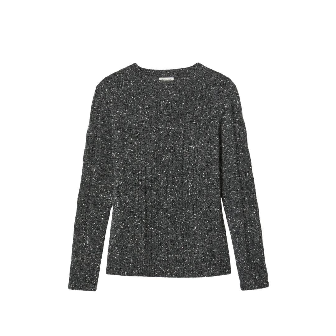 Cable Donegal Crewneck Sweater