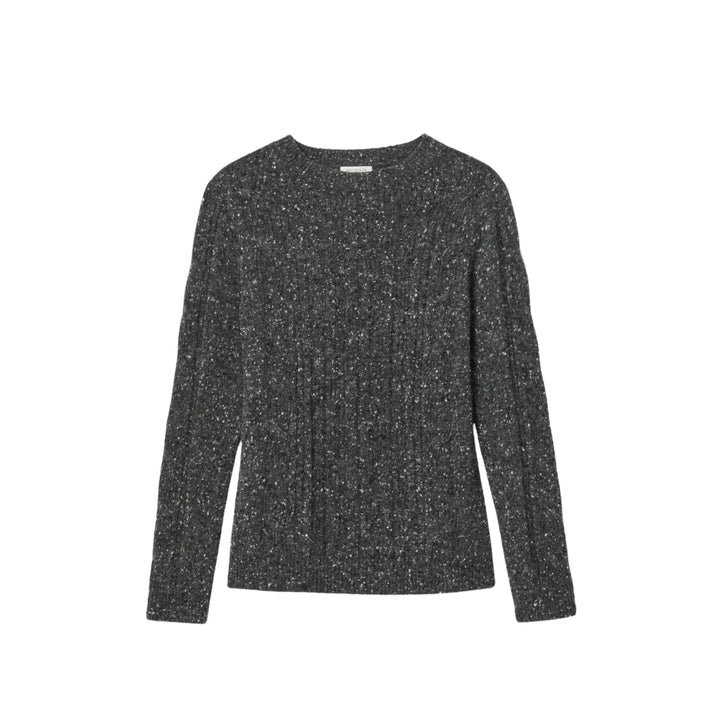 Cable Donegal Crewneck Sweater