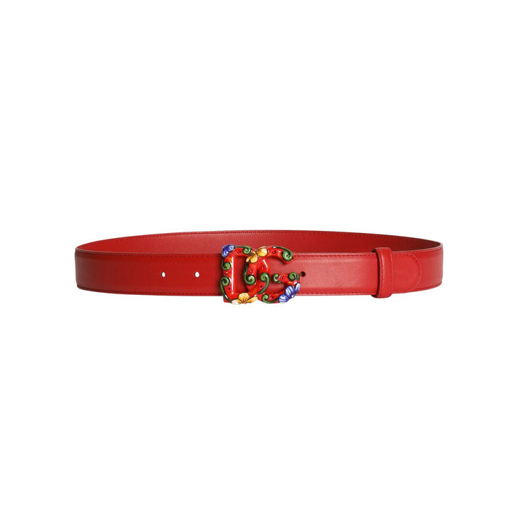 Carretto Buckle Calfskin Belt