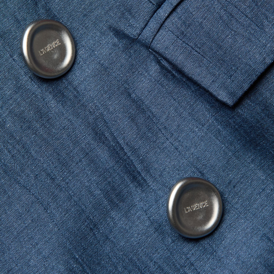 Cambrie Oversized Blazer in Deep Sea Blend