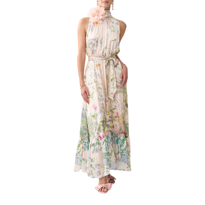 Necktie Dress With Elasticated Waist