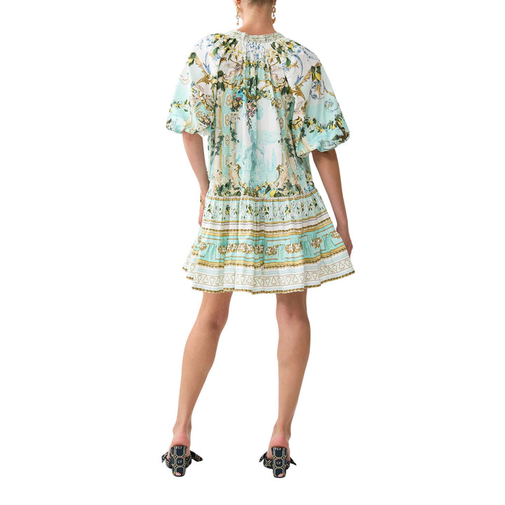 Puff Sleeve Shirt Dress