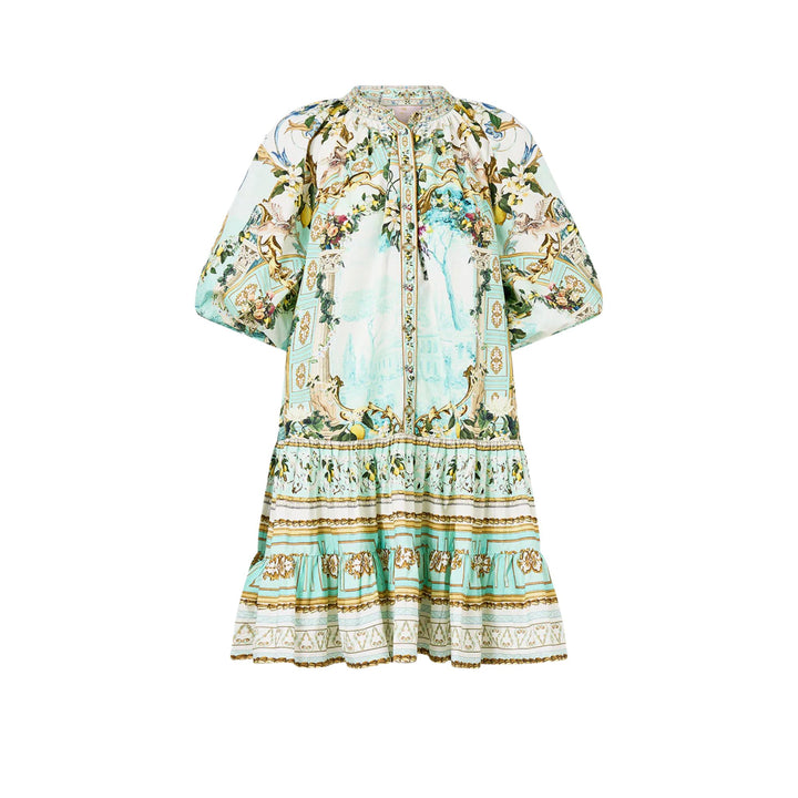 Puff Sleeve Shirt Dress