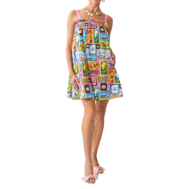 Wide Strap Short Sundress