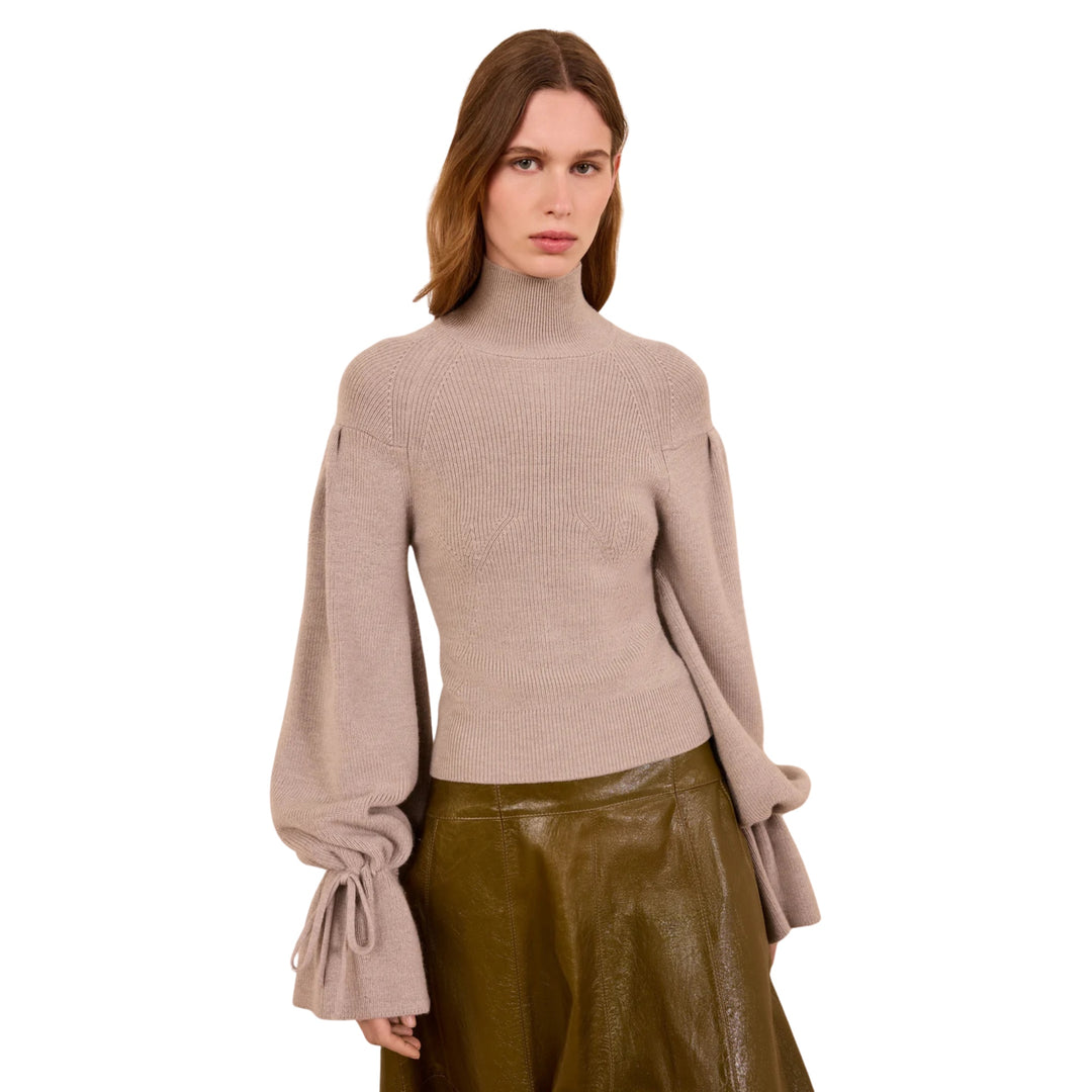 Camille Knit Pullover in Pebble