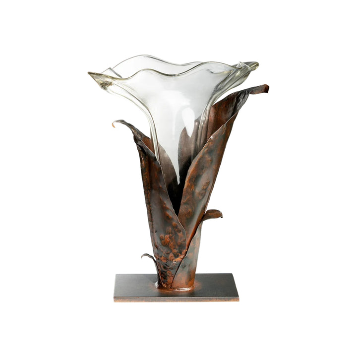 Campanilla Vase with Clear Glass