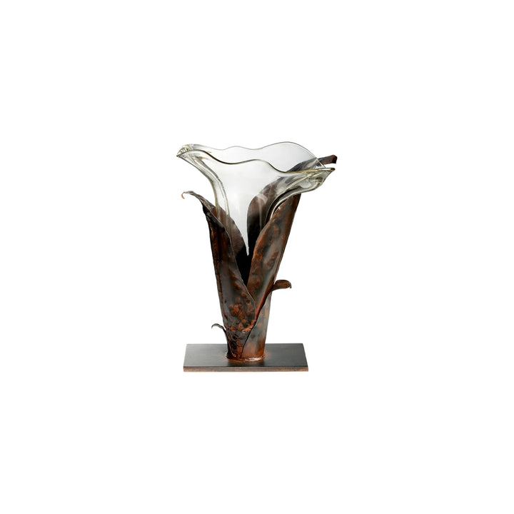 Campanilla Vase with Clear Glass