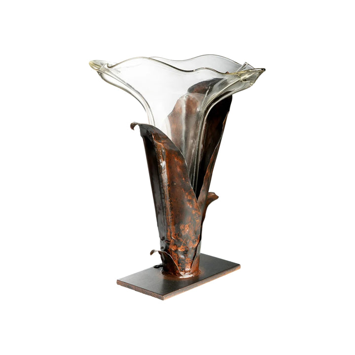 Campanilla Vase with Clear Glass