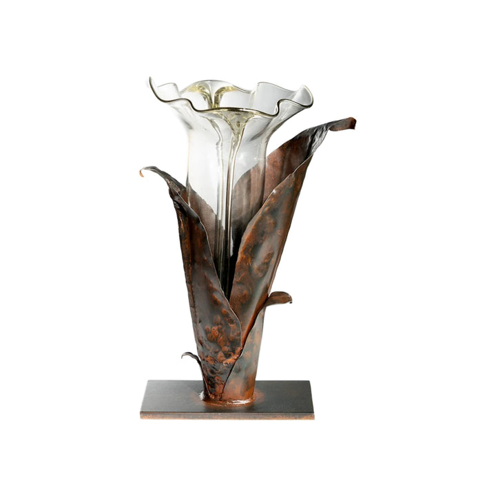 Campanilla Vase with Clear Glass