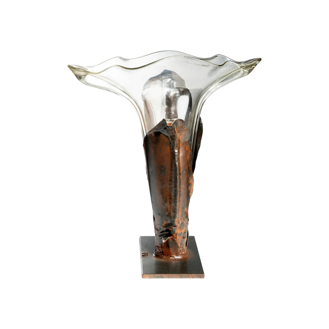 Campanilla Vase with Clear Glass