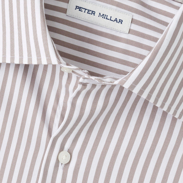 Cannon Crown Lite Cotton-Stretch Sport Shirt, Evening Tide
