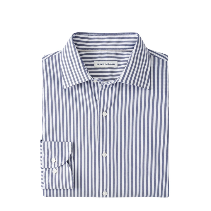 Cannon Crown Lite Cotton-Stretch Sport Shirt, Gale Grey
