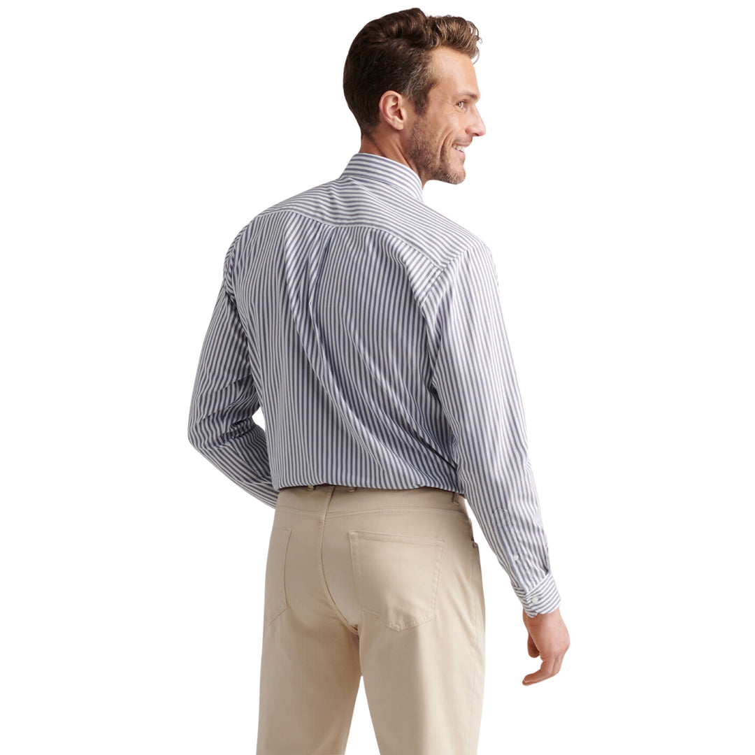 Cannon Crown Lite Cotton-Stretch Sport Shirt, Gale Grey