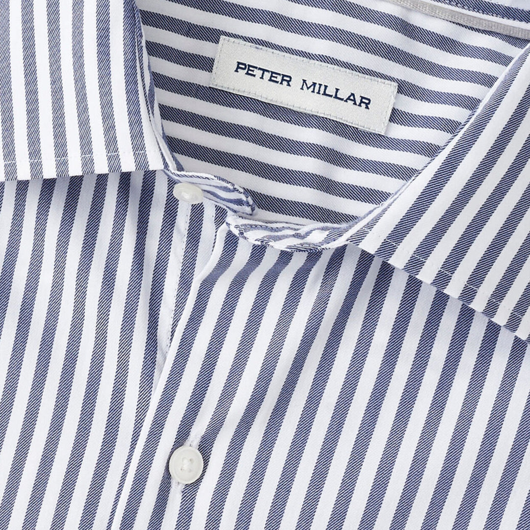 Cannon Crown Lite Cotton-Stretch Sport Shirt, Gale Grey