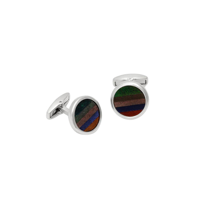 Captiva Cufflinks - Rhodium
