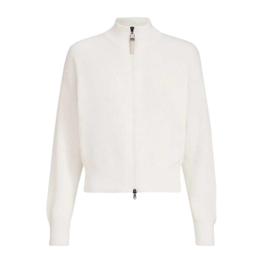 Cotton English Rib Cardigan