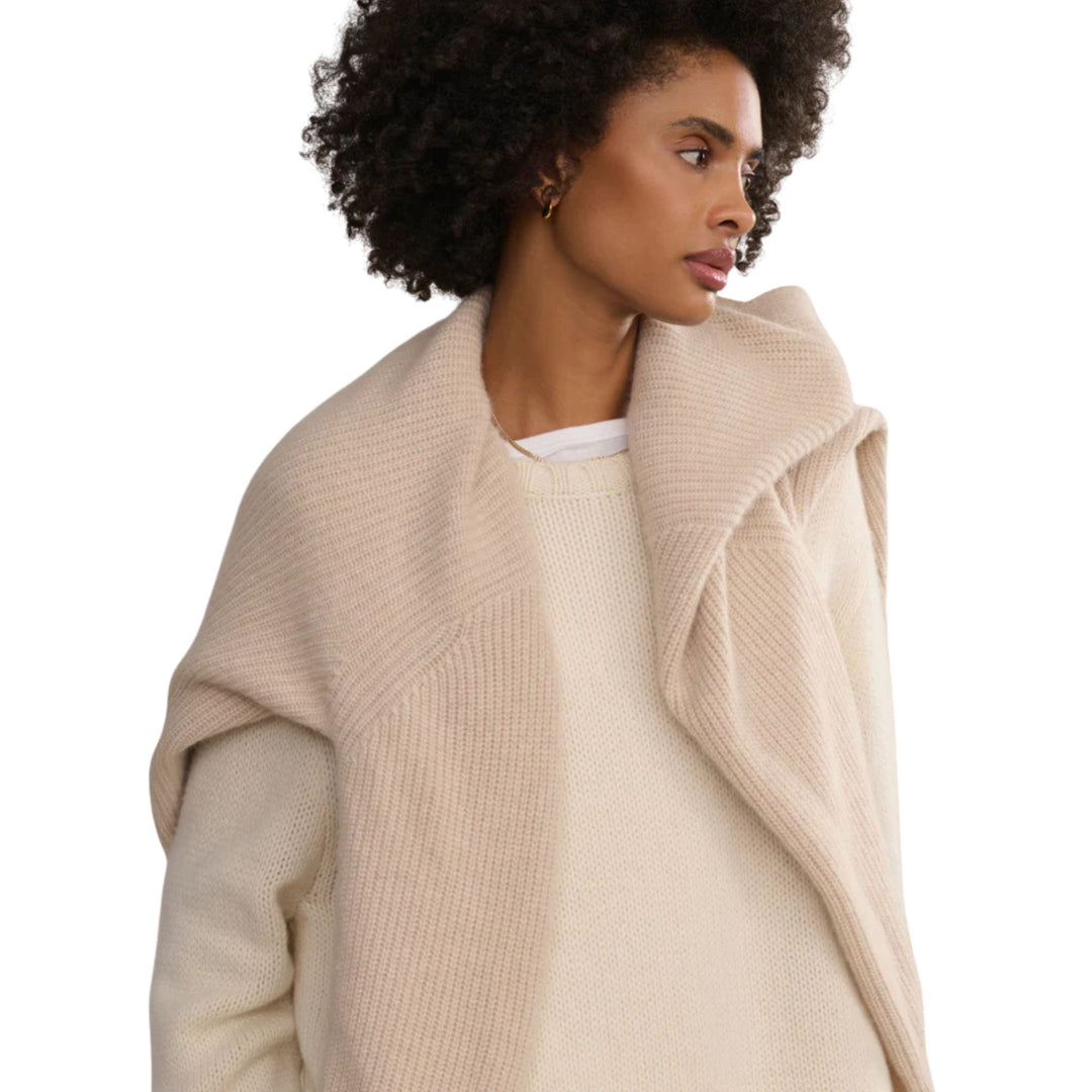 Cashmere Amelia Crewneck, Ivory