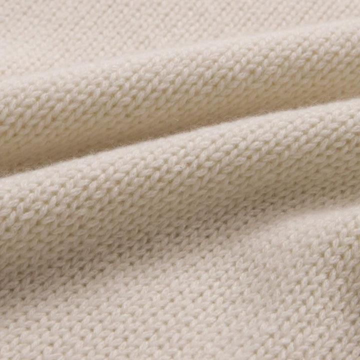 Cashmere Amelia Crewneck, Ivory