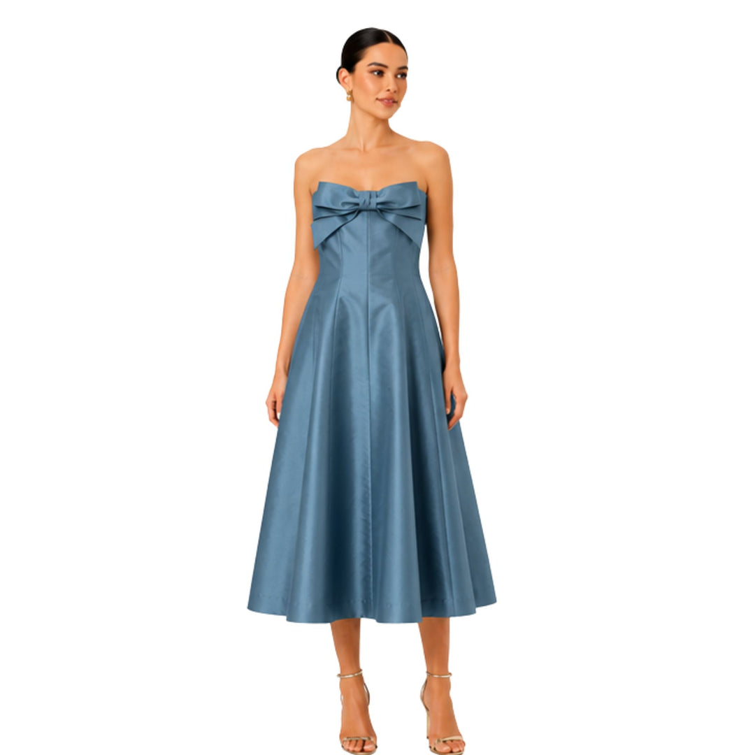 Strapless Bow Tie Dress