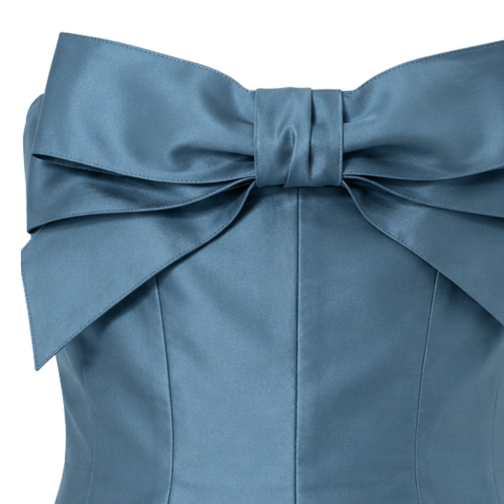 Strapless Bow Tie Dress