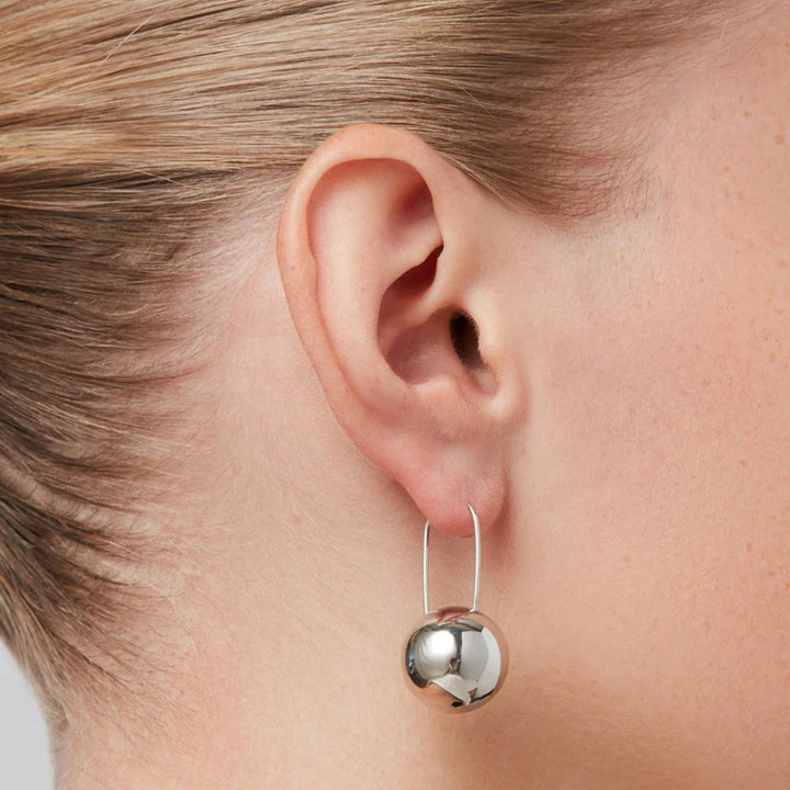 Celeste Mega Earrings - Platinum