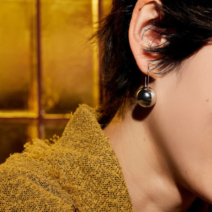 Celeste Mega Earrings - Platinum