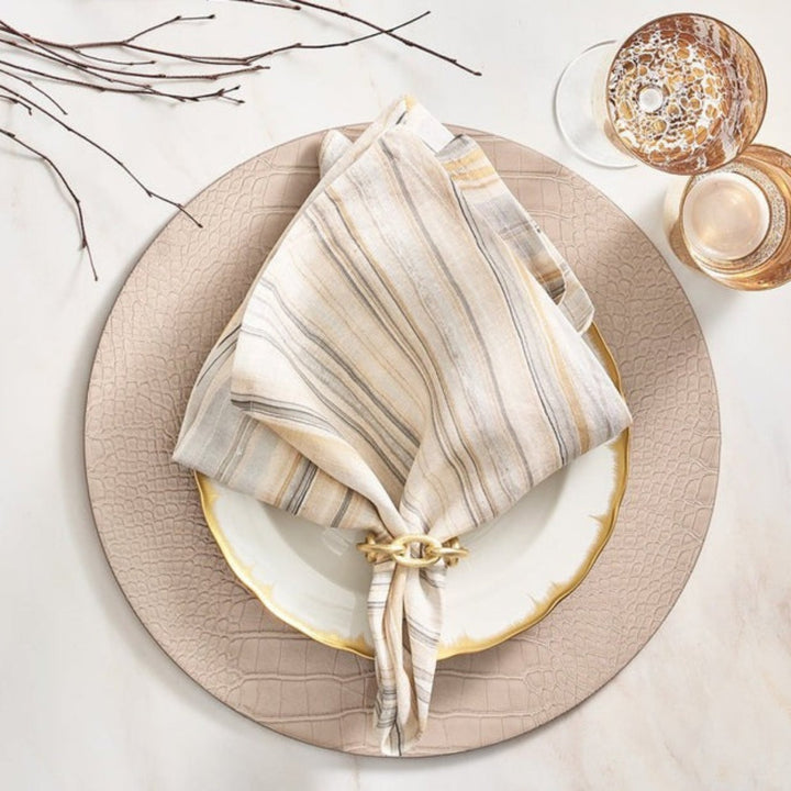 Chain Link Napkin Ring - Gold