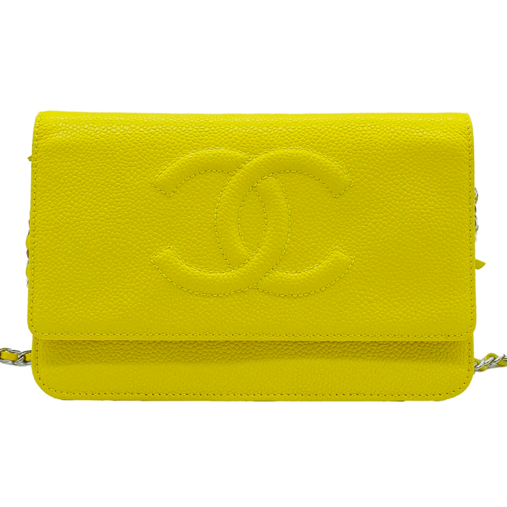 Chanel Yellow Caviar WOC